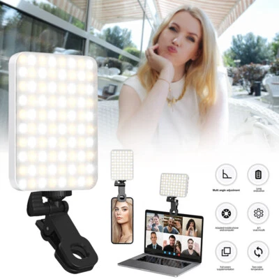 80 LED 2000mAh Rechargeable Cell Phone Fill Light 3 Modes, 10-Level Brightness - Image 1 of 4