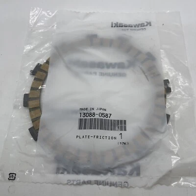 Placa de embrague de fricción de fibra Kawasaki 13088-0587 se adapta a KX450F KX 450F 2017 2018 Foto 1 de 4