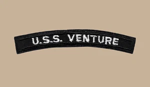 US Navy MSO-496 USS Venture Ocean Minesweeper UIM Shoulder Rocker Tab (04) - Bild 1 von 1