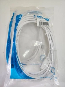 CablesToGo 13401 5m USB Cable - USB A/B Male - 16ft - White - Lot of 2 - Picture 1 of 1