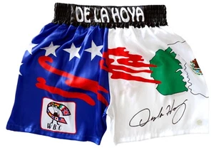 Oscar De La Hoya Autographed Boxing Trunks ASI Proof - Picture 1 of 2