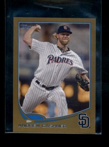 ANDREW CASHNER 2013 TOPPS #638 MINI GOLD PARALLEL #17/62 AD1391