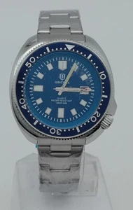 Qingxiya Herrenuhr,Taucheruhr,Leuchtzeiger,Drehlünette,Datumsanzeige,Uhr läuft, - Bild 1 von 9