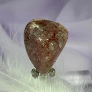Rare large Pink Amethyst crystal hand polished stone 31g SN49871 - Foto 1 di 4
