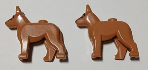 Lego Town Minifig Alsatian Dog x2 - Picture 1 of 1