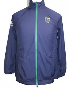 RALPH LAUREN POLO GOLF Jacket Mens Medium Navy Blue Full Zip PGA Baltusrol - Picture 1 of 8