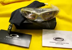 OAKLEY STRAIGHT JACKET FMJ 1999 PLATINUM W VR28 POLARIZED LENS SUNGLASSES W BOX - Picture 1 of 16