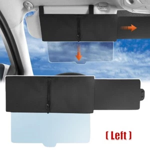 2in1 Car Sun Visor Extension Extender Shield Front Side Window Shade Anti-glare - Picture 1 of 5