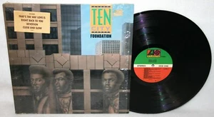 TEN CITY Foundation LP Atlantic 1989 In Shrink/ Hype Sticker Original House Soul - Imagen 1 de 4