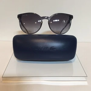 Neu im Karton Lacoste L896S 035 graue runde Kunststoff-Unisex-Sonnenbrille - Bild 1 von 7