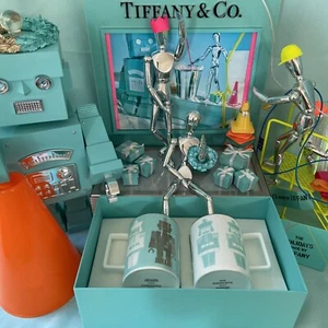 Tiffany&Co Nutcracker Robot Mug Cup Set 2018 Original Box Special Edition - Picture 1 of 13