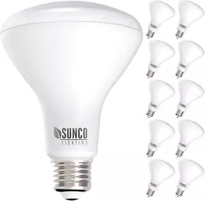 Sunco Lighting 10 Pack BR30 LED Bulb 11W=65W, 2700K Soft White, 850 LM, E26 Base - Picture 1 of 6