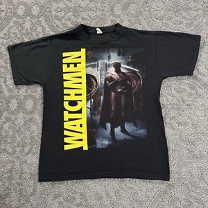 Vtg 2009 Watchmen Movie Superhero Promo Dan Dreiberg Nite Owl Shirt Sz M - Picture 1 of 7