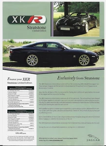 Jaguar XKR Stratstone Limited Edition 2006 UK Market Single Sheet Brochure - Picture 1 of 1