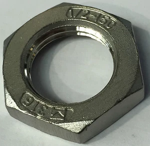 STAINLESS STEEL LOCKNUT 316 150PSI (10BAR) RATED 1/8" - 4" BSP THREAD - Picture 1 of 1