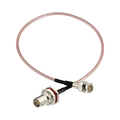 Bingfu Mini BNC Male to BNC Female Bulkhead 75Ω RG-179 HD SDI Vedio Cable 10cm - Image 1 of 4