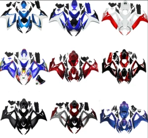 Fairings for GSXR600 750 2006 2007 06 07 K6 Suzuki Injection ABS Bodywork Kit - Picture 1 of 73