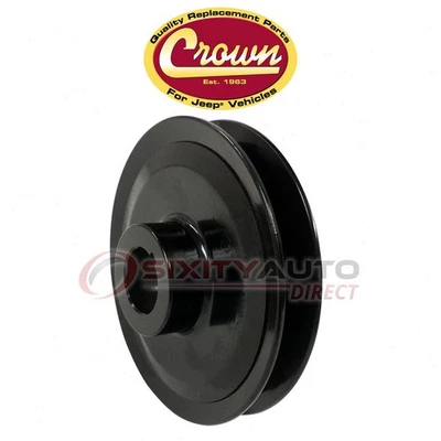 Crown Automotive Engine Crankshaft Pulley for 1959-1971 Jeep CJ6 2.2L L4 - lu - Image 1 of 4