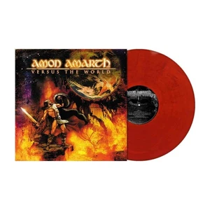 AMON AMARTH - Versus The World - crimson red marbled Vinyl LP - NEU - Bild 1 von 2