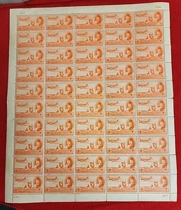 50 Stamps From egypt ISSUED 1947 King Farouk Airmail Mint Never Hinged 2 Mill - Picture 1 of 4