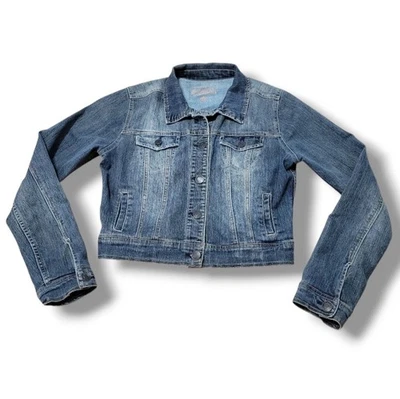 Celebrity Pink Jeans Jacket Size Medium M Women's Jean Jacket Blue Denim Jacket - Image 1 of 4