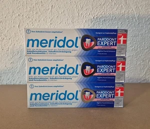 3x 75ml Meridol Zahnpasta Parodont Expert 75 Ml - Zahncreme Wirkt Antibakteriell - Bild 1 von 1