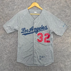 Camiseta deportiva de béisbol LA Los Angeles Dodgers Sandy Koufax adulto mediana 32 gris LAD MLB - Imagen 1 de 9