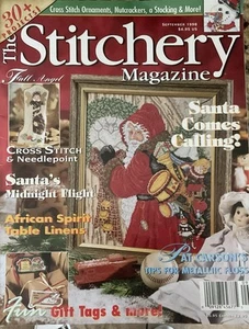 The Stitchery Cross Stitch Magazine Sept 1998 Ornaments, Stockings & More - Picture 1 of 14
