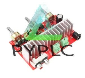 40W*2 TDA7377 Audio Amplifier Power Board Stereo 2.0 Treble Bass Adjustable NEW - Picture 1 of 5