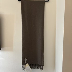 Alicia Adams Alpaka Home Überwurf-Decke mit Fransen 52" x 72" - Farbe Braun Neu mit Etikett - Bild 1 von 4