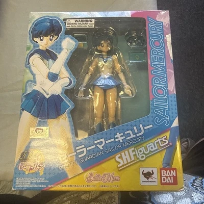 S.H. Figura de acción Figuarts Pretty Guardian Sailor Mercury Sailor Moon Bandai  Foto 1 de 3