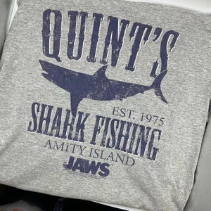 JAWS QUINT'S Licensed Adult Men's Graphic Tee Shirt SM-5XL - Picture 1 of 5