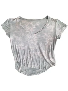 T-shirt donna usata American Eagle morbida e sexy taglia S tye dye hippie atmosfera - Foto 1 di 6