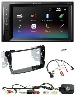 Pioneer DAB Lenkrad 2DIN Bluetooth USB Autoradio für Hyundai i40 11-19 USB AUX K - Bild 1 von 4