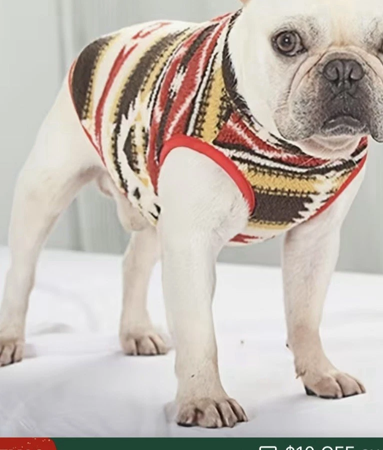 Suéter polar azteca para perro XL se adapta a perro de 13-20 lb nuevo Foto 1 de 2