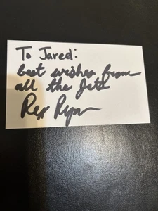 Rex Ryan - Former New York Jets & Buffalo Bills Head Coach, signed in 2009 - Picture 1 of 2