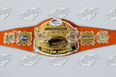 Cinturón Campeonato Denver Broncos Adulto Talla 2mm Latón Foto 1 de 4