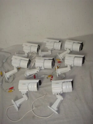 LOTE DE 8 CÁMARAS DE SEGURIDAD Q-See QD6504B 650 TVL VISIÓN DIURNA NOCTURNA - ¡LEER! Foto 1 de 4