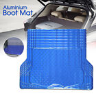 Aluminium Look 1-Piece Boot Mat - Blue [Rubber/Aluminium Look]