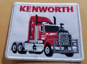 Embroidered Kenworth red Patch iron or sew approx 2.75x3.25" - Picture 1 of 2