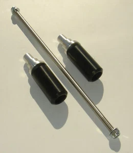 EXTENDED Ducati Monster 01-08 S2 S4 S4R Frame Sliders Made in the USA - Picture 1 of 1