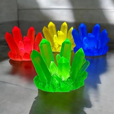 Kryptonite Crystal Resin Figurine Prop w/Bonus Light - Superman -Various Colors - Image 1 of 4