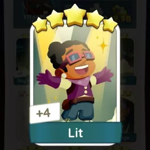 Lit - 5 Star Sticker - Monopoly - Picture 1 of 1
