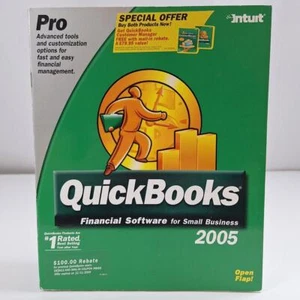 Intuit QuickBooks Pro 2005 Windows Software (New & Sealed) - Picture 1 of 7
