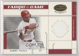 2003 Leaf Certified Materials Fabric of the Game Infield /100 Albert Pujols