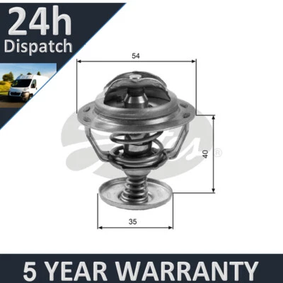 Gates Coolant Thermostat For Ford KA 1997-08 Fiesta 2001-08 5Yr Warranty G7528 - Image 1 of 4