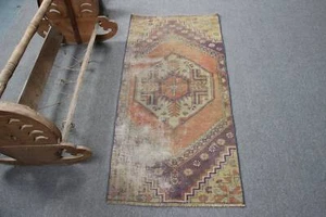 Alfombras vintage, alfombra antigua, alfombras Oushak, alfombra pequeña de 2,... - Imagen 1 de 10