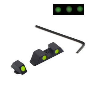 Glow Sights Pistol Front Rear for Glock 17, 19, 22, 23, 24, 26, 27, 33, 34, 35 - Picture 1 of 9