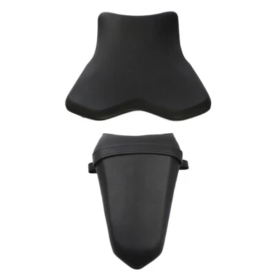 Asiento de conductor/pasajero negro apto para Yamaha YZF R1 2015-2025 2016 2017 2018 2019 Foto 1 de 4