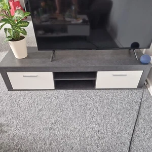 TV-Lowboard | Antrazit/Weiß | Wie NEU! - Bild 1 von 5